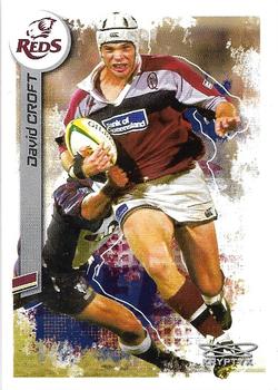 2003 Kryptyx The Defenders Australian Rugby Union #55 David Croft Front